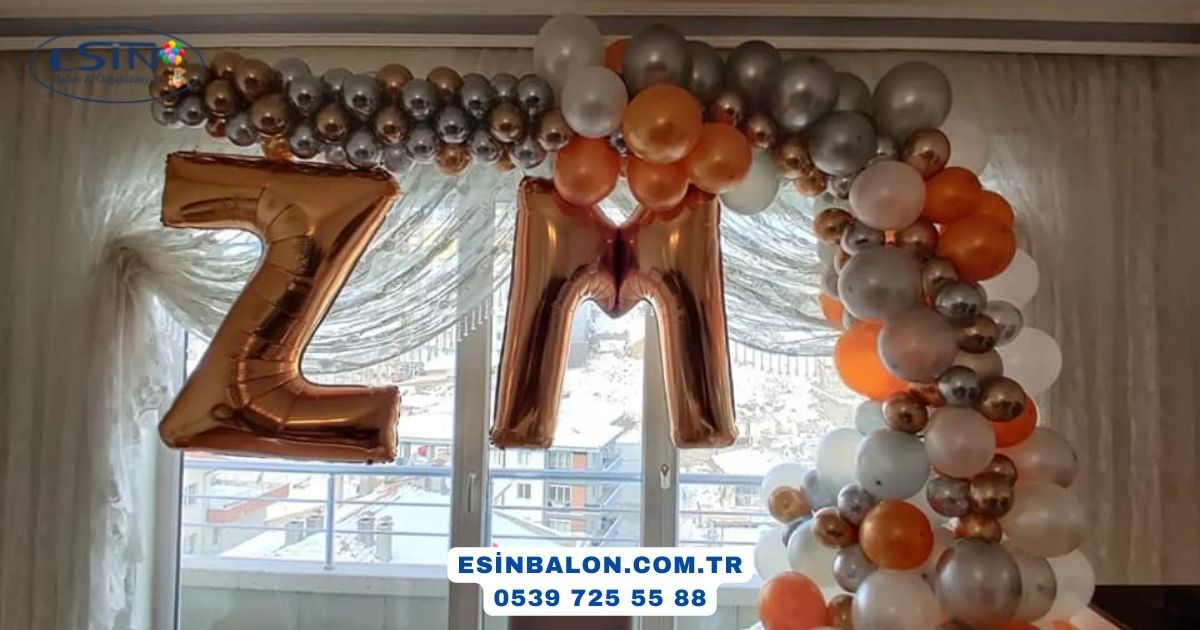 Çekmeköy balon süsleme bahçe organizasyon — Esin Balon kapalı site